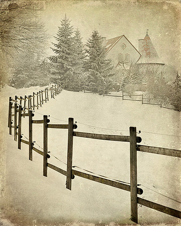 The Tower House in Winter